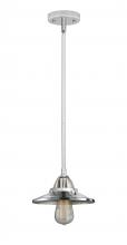 Innovations Lighting 288-1S-PC-M7-PC - Railroad - 1 Light - 8 inch - Polished Chrome - Cord hung - Mini Pendant