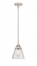 Innovations Lighting 288-1S-PN-G64 - Cone - 1 Light - 6 inch - Polished Nickel - Cord hung - Mini Pendant