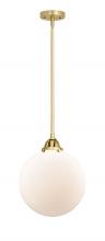 Innovations Lighting 288-1S-SG-G201-12 - Beacon - 1 Light - 12 inch - Satin Gold - Cord hung - Mini Pendant