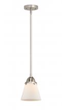 Innovations Lighting 288-1S-SN-G61 - Cone - 1 Light - 6 inch - Brushed Satin Nickel - Cord hung - Mini Pendant