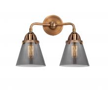 Innovations Lighting 288-2W-AC-G63 - Cone - 2 Light - 14 inch - Antique Copper - Bath Vanity Light