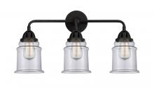 Innovations Lighting 288-3W-BK-G182 - Canton - 3 Light - 24 inch - Matte Black - Bath Vanity Light