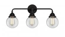 Innovations Lighting 288-3W-BK-G202-6 - Beacon - 3 Light - 24 inch - Matte Black - Bath Vanity Light