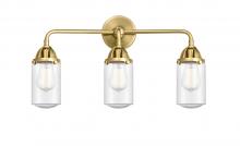 Innovations Lighting 288-3W-SG-G314 - Dover - 3 Light - 23 inch - Satin Gold - Bath Vanity Light