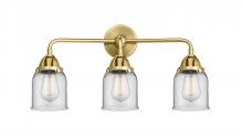 Innovations Lighting 288-3W-SG-G52 - Bell - 3 Light - 23 inch - Satin Gold - Bath Vanity Light