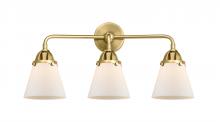 Innovations Lighting 288-3W-SG-G61 - Cone - 3 Light - 24 inch - Satin Gold - Bath Vanity Light