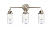 Innovations Lighting 288-3W-SN-G312 - Dover - 3 Light - 23 inch - Brushed Satin Nickel - Bath Vanity Light