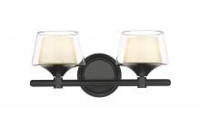 Innovations Lighting 311-2W-BK-CLW - Laguna - 2 Light - 15 inch - Black - Bath Vanity Light