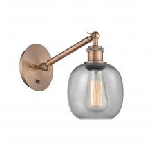 Innovations Lighting 317-1W-AC-G104 - Belfast - 1 Light - 6 inch - Antique Copper - Sconce