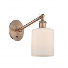 Innovations Lighting 317-1W-AC-G111 - Cobbleskill - 1 Light - 5 inch - Antique Copper - Sconce