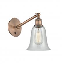 Innovations Lighting 317-1W-AC-G2812 - Hanover - 1 Light - 6 inch - Antique Copper - Sconce