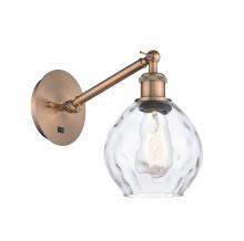 Innovations Lighting 317-1W-AC-G362 - Waverly - 1 Light - 6 inch - Antique Copper - Sconce