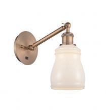 Innovations Lighting 317-1W-AC-G391 - Ellery - 1 Light - 5 inch - Antique Copper - Sconce