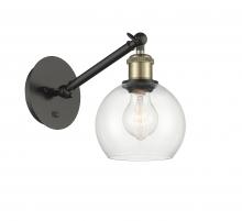 Innovations Lighting 317-1W-BAB-G122-6 - Athens - 1 Light - 6 inch - Black Antique Brass - Sconce