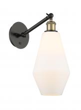 Innovations Lighting 317-1W-BAB-G651-7 - Cindyrella - 1 Light - 7 inch - Black Antique Brass - Sconce