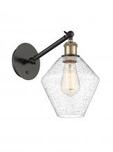Innovations Lighting 317-1W-BAB-G654-8 - Cindyrella - 1 Light - 8 inch - Black Antique Brass - Sconce