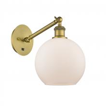 Innovations Lighting 317-1W-BB-G121-8 - Athens - 1 Light - 8 inch - Brushed Brass - Sconce