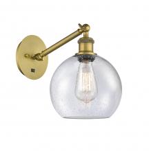 Innovations Lighting 317-1W-BB-G124-8 - Athens - 1 Light - 8 inch - Brushed Brass - Sconce