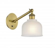 Innovations Lighting 317-1W-BB-G411 - Dayton - 1 Light - 6 inch - Brushed Brass - Sconce