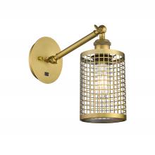 Innovations Lighting 317-1W-BB-M18-BB - Nestbrook - 1 Light - 5 inch - Brushed Brass - Sconce