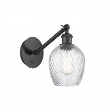 Innovations Lighting 317-1W-BK-G292 - Salina - 1 Light - 6 inch - Matte Black - Sconce