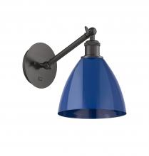 Innovations Lighting 317-1W-OB-MBD-75-BL - Plymouth - 1 Light - 8 inch - Oil Rubbed Bronze - Sconce