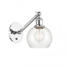 Innovations Lighting 317-1W-PC-G122-6 - Athens - 1 Light - 6 inch - Polished Chrome - Sconce