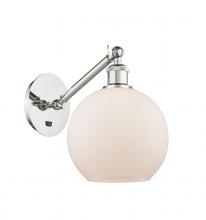 Innovations Lighting 317-1W-PN-G121-8 - Athens - 1 Light - 8 inch - Polished Nickel - Sconce