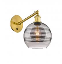 Innovations Lighting 317-1W-SG-G556-8SM - Rochester - 1 Light - 8 inch - Satin Gold - Sconce