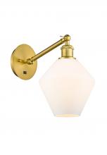 Innovations Lighting 317-1W-SG-G651-8 - Cindyrella - 1 Light - 8 inch - Satin Gold - Sconce