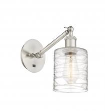 Innovations Lighting 317-1W-SN-G1113 - Cobbleskill - 1 Light - 5 inch - Brushed Satin Nickel - Sconce