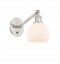 Innovations Lighting 317-1W-SN-G121-6 - Athens - 1 Light - 6 inch - Brushed Satin Nickel - Sconce