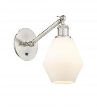 Innovations Lighting 317-1W-SN-G651-6 - Cindyrella - 1 Light - 6 inch - Brushed Satin Nickel - Sconce