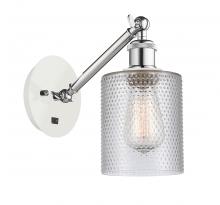 Innovations Lighting 317-1W-WPC-G112 - Cobbleskill - 1 Light - 5 inch - White Polished Chrome - Sconce