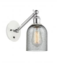 Innovations Lighting 317-1W-WPC-G257 - Caledonia - 1 Light - 5 inch - White Polished Chrome - Sconce