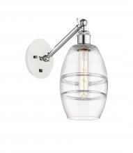 Innovations Lighting 317-1W-WPC-G557-6CL - Vaz - 1 Light - 6 inch - White Polished Chrome - Sconce