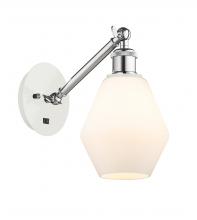 Innovations Lighting 317-1W-WPC-G651-6 - Cindyrella - 1 Light - 6 inch - White Polished Chrome - Sconce