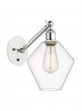 Innovations Lighting 317-1W-WPC-G652-8 - Cindyrella - 1 Light - 8 inch - White Polished Chrome - Sconce