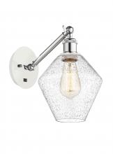 Innovations Lighting 317-1W-WPC-G654-8 - Cindyrella - 1 Light - 8 inch - White Polished Chrome - Sconce