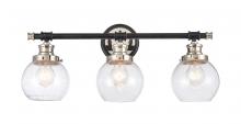 Innovations Lighting 340-3W-BPN-G3404-6 - Saybrook - 3 Light - 24 inch - Black Polished Nickel - Bath Vanity Light