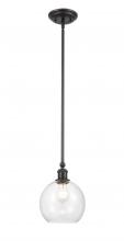 Innovations Lighting 341-1S-BK-G124-8 - Concord - 1 Light - 8 inch - Matte Black - Mini Pendant