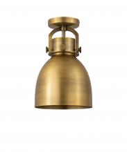 Innovations Lighting 410-1F-BB-M412-8BB - Newton Sphere - 1 Light - 8 inch - Brushed Brass - Flush Mount