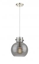 Innovations Lighting 410-1PM-PN-G410-10SM - Newton Sphere - 1 Light - 10 inch - Polished Nickel - Cord hung - Mini Pendant