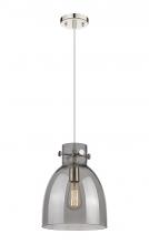 Innovations Lighting 410-1PM-PN-G412-10SM - Newton Bell - 1 Light - 10 inch - Polished Nickel - Cord hung - Pendant