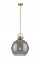 Innovations Lighting 410-1SL-BB-G410-14SM - Newton Sphere - 1 Light - 14 inch - Brushed Brass - Multi Pendant