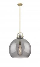 Innovations Lighting 410-1SL-BB-G410-18SM - Newton Sphere - 1 Light - 18 inch - Brushed Brass - Multi Pendant