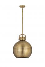 Innovations Lighting 410-1SL-BB-M410-14BB - Newton Sphere - 1 Light - 14 inch - Brushed Brass - Multi Pendant