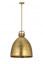 Innovations Lighting 410-1SL-BB-M412-18BB - Newton Sphere - 1 Light - 18 inch - Brushed Brass - Multi Pendant