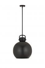 Innovations Lighting 410-1SL-BK-M410-14BK - Newton Sphere - 1 Light - 14 inch - Matte Black - Multi Pendant