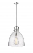 Innovations Lighting 410-1SL-PN-G412-16SDY - Newton Bell - 1 Light - 16 inch - Polished Nickel - Multi Pendant